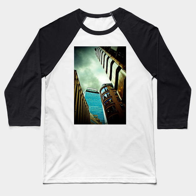 20 Fenchurch Street Walkie-Talkie Lloyds Building London Baseball T-Shirt by AndyEvansPhotos